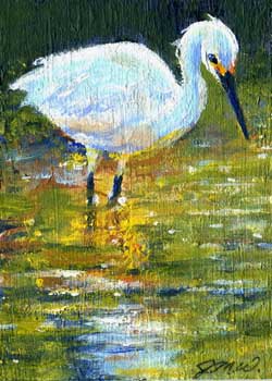 "The Art Of Being Still" by Jan Wood, Muskego WI - Acrylic - SOLD